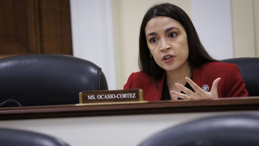 Alexandria Ocasio-Cortez at hearing