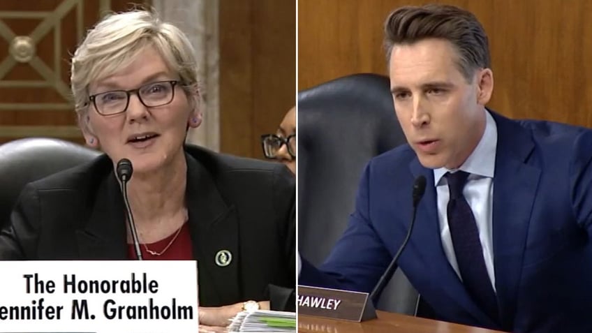 sen hawley calls on energy secretary granholm to resign in heated exchange over stock trades