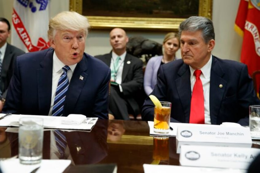 sen joe manchin says donald trump would destroy us democracy if he wins second term as president