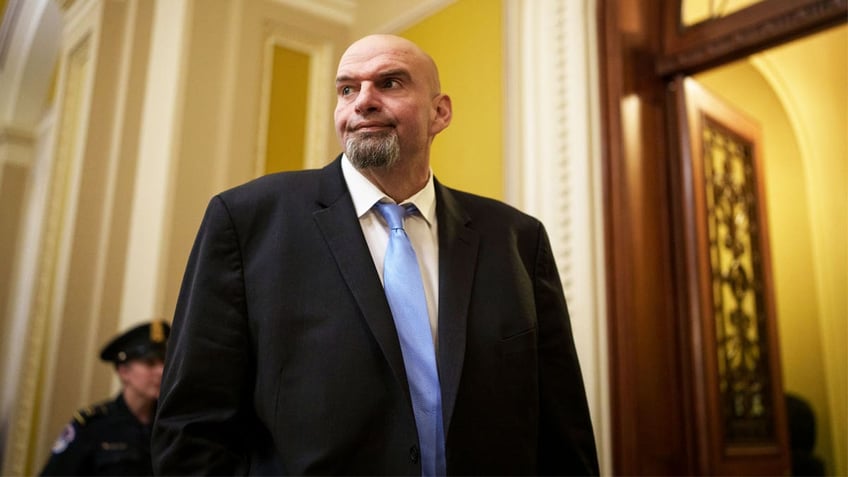 Senator Fetterman standing