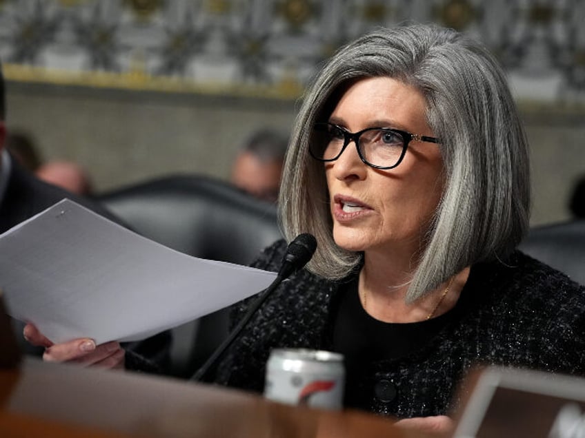 U.S. Sen. Joni Ernst (R-IA) questions U.S. President-elect Donald Trump's nominee for