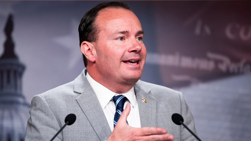 Utah Sen. Mike Lee speaks at Capitol news conference