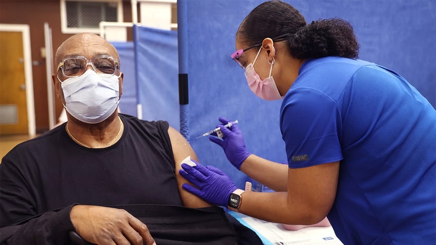 Hines Veterans Hospital Outside Of Chicago Administers 2nd Covid Boosters To Vets Over 50 Years Old