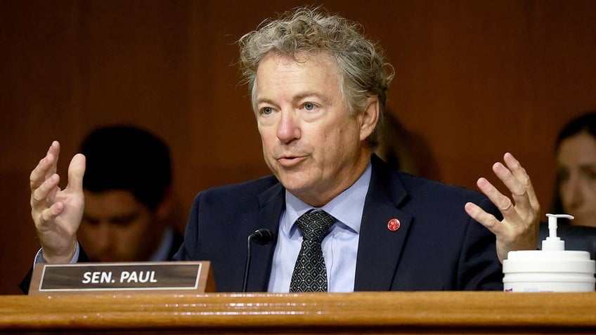 Rand Paul during Senate HELP Committee hearing