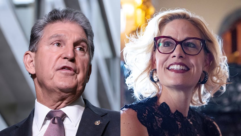 Senators Joe Manchin and Kyrsten Sinema have said they don't want to undo the filibuster. 