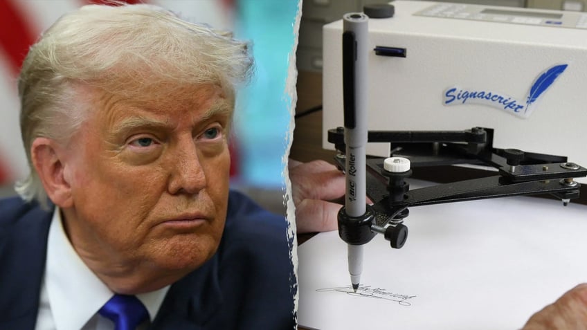 trump and an autopen
