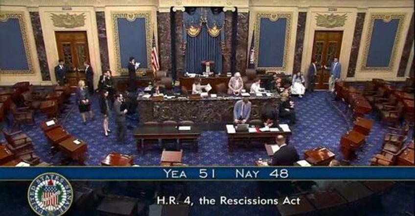 senate passes doge recissions bill heads for house vote as deadline looms 