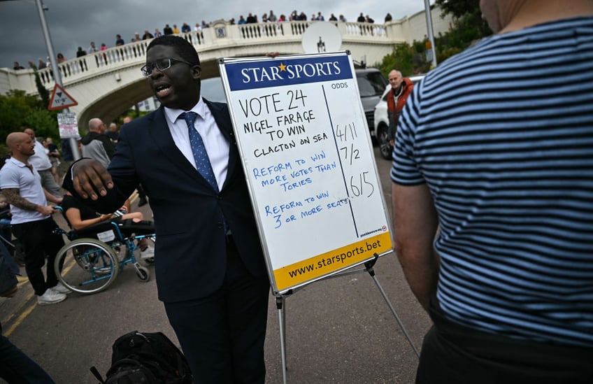 send me to parliament to be a bloody nuisance farages seaside campaign launch draws crowds