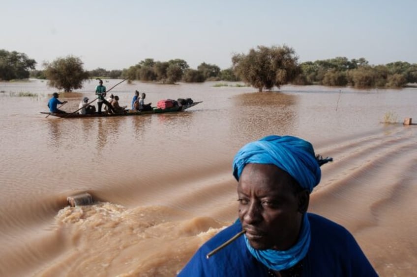 Huge swathes of farmland were submerged when the Senegal River burst its banks in October