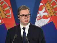 Serbian president out of hospital after cutting short US trip