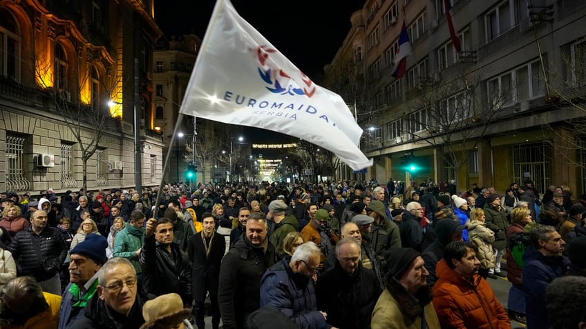 Serbia protest