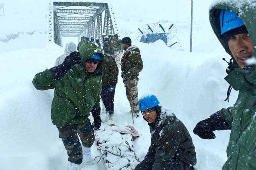 At least four people were killed in India after an avalanche hit a remote border area, off