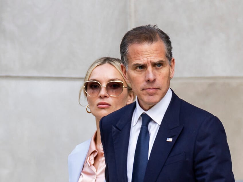 Hunter Biden Emerges from Courthouse
