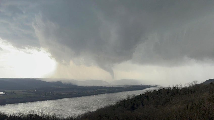 Tornado in the distance