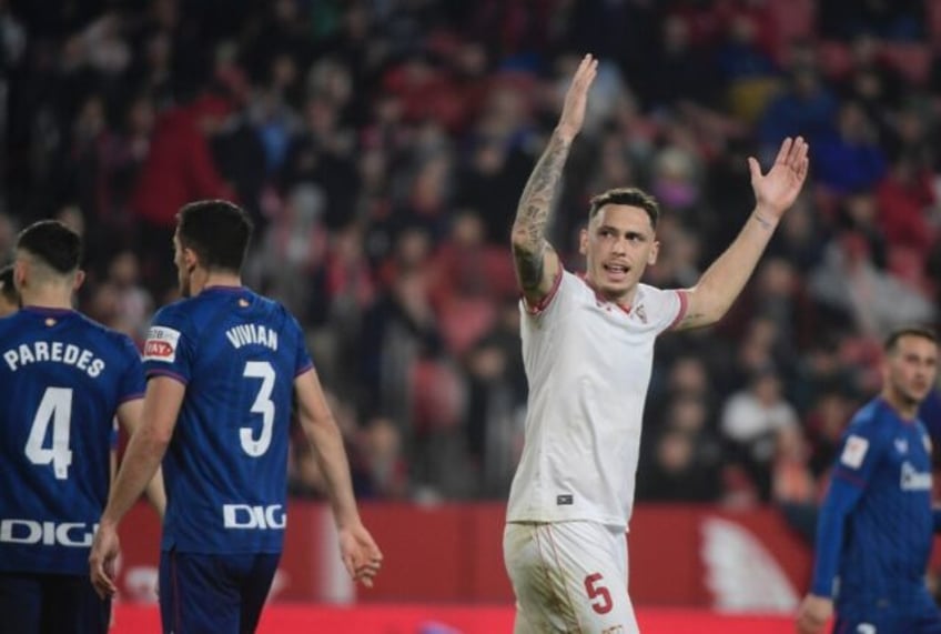 Sevilla forward Lucas Ocampos is appalled at the 'obscene' act of a Rayo Vallecano fan prodding him between the buttocks