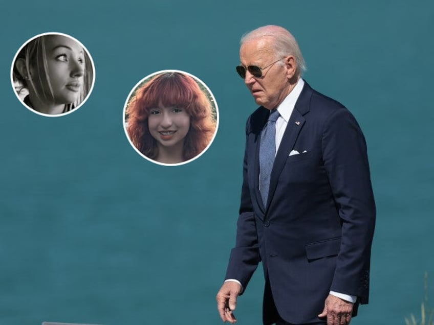 U.S. President Joe Biden arrives to deliver a speech at Pointe du Hoc, where U.S. Army Ran