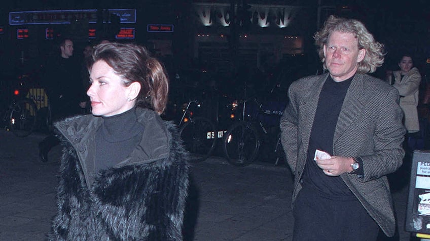 Shania Twain and Mutt Lange seen walking together