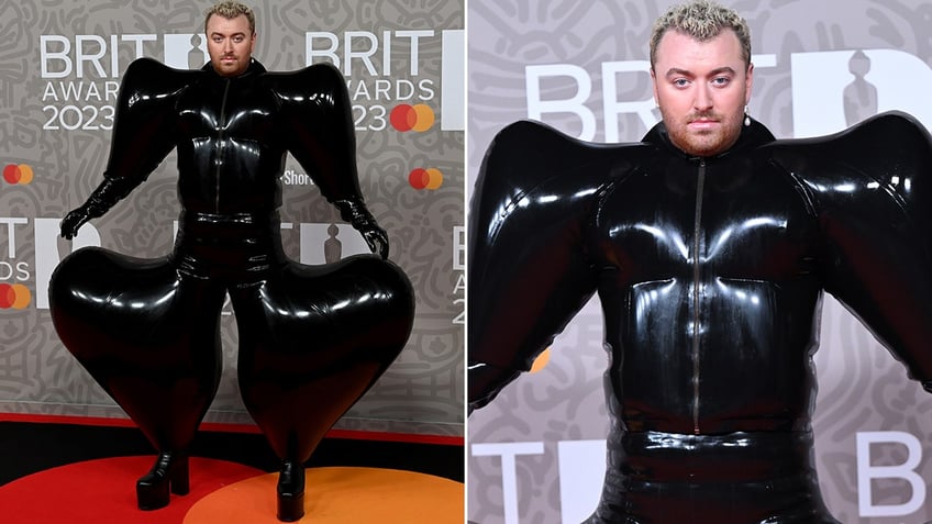 Sam Smith at the Brit awards