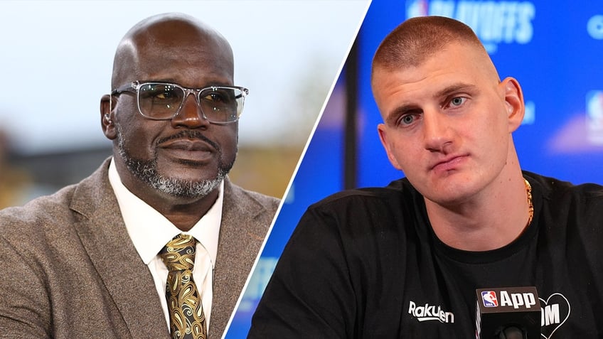 shaq snaps back at shannon sharpe for calling him jealous of nikola jokic including diss track