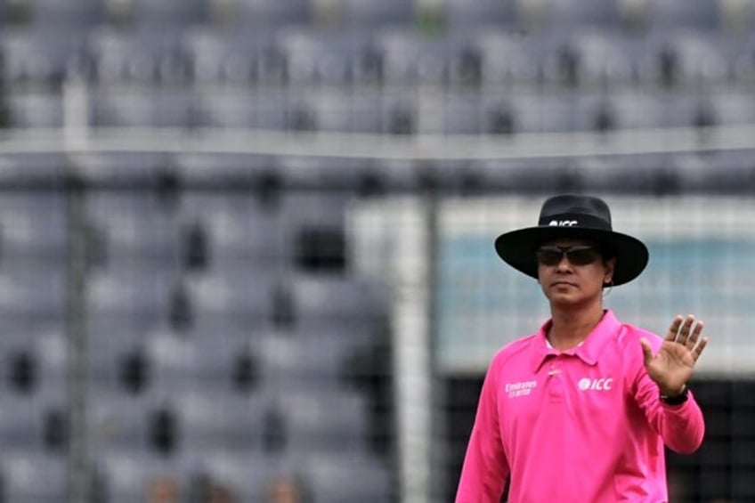 Bangladesh's umpire Sharfuddoula Ibne Shahid, who has been named in the ICC's elite panel