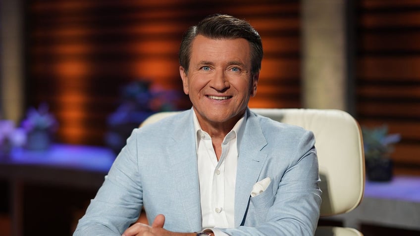 Robert Herjavec on Shark Tank set