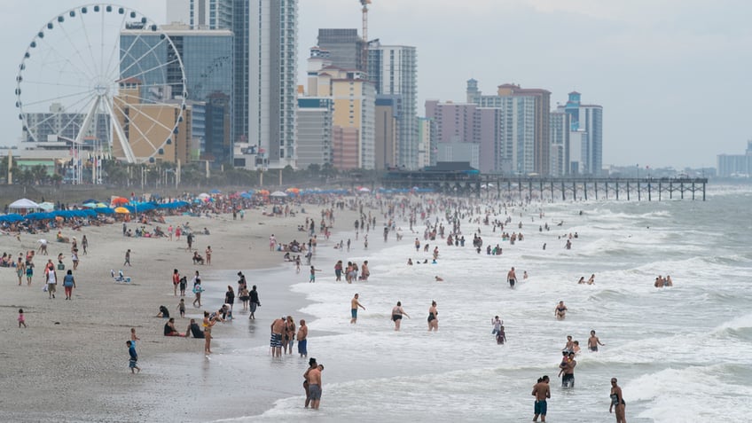 Memorial day crowd Myrtle Beach