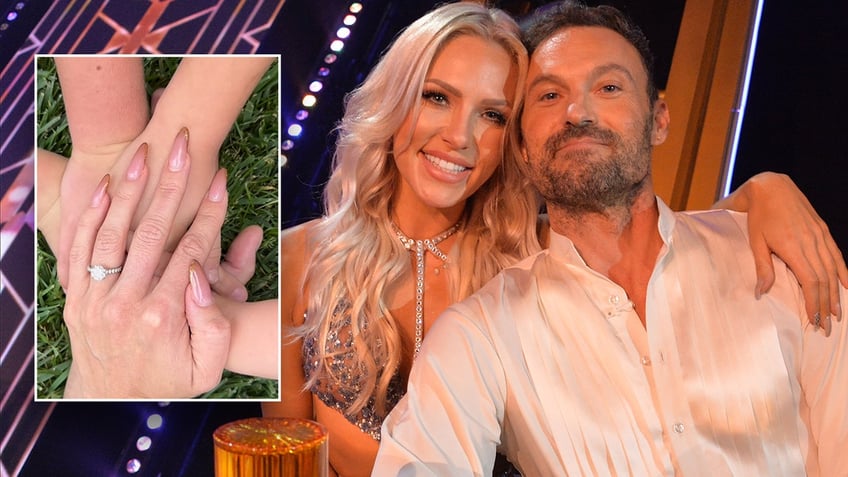 sharna burgess says brian austin green proposed two months before public engagement moment for ourselves