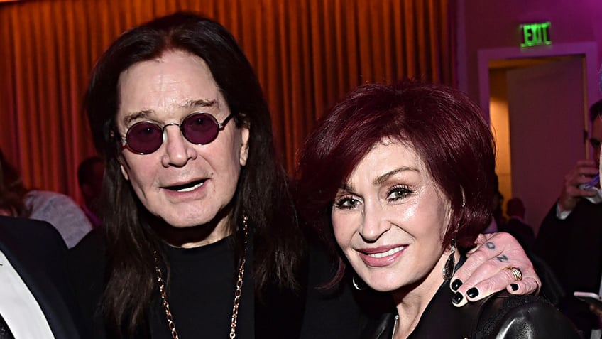 A photo of Ozzy and Sharon Osbourne