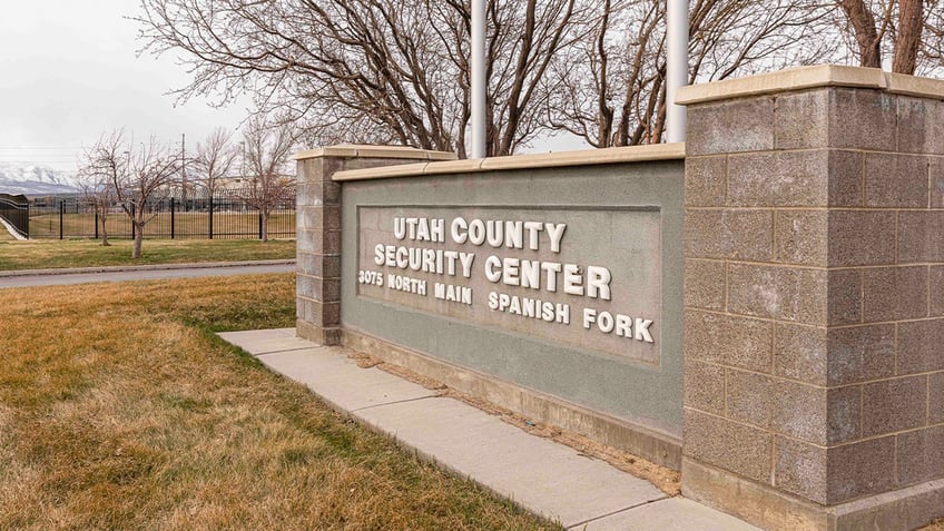 Utah County Security Center sign