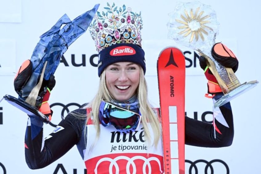 Mikaela Shiffrin has been out of action since crashing on the Olympia delle Tofane course