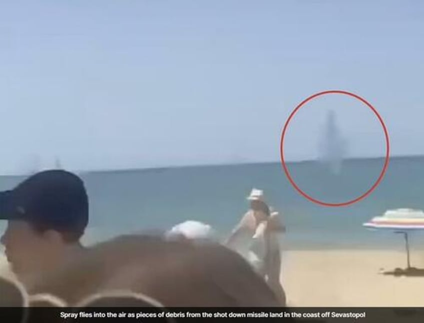 shocking new video shows atacms bomblets raining down on russian beachgoers