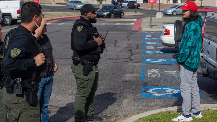 shooter opens fire at new mexico protest against conquistador statue injuring 1