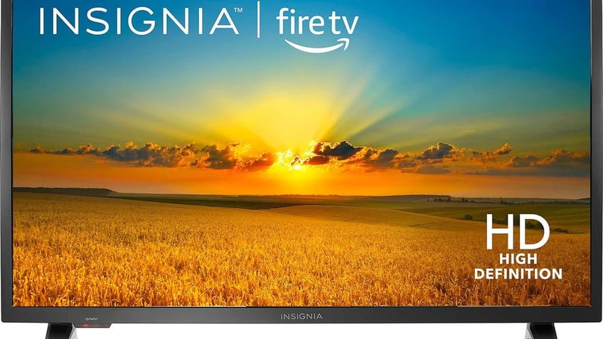 This smaller smart TV has Amazon Fire built in. 