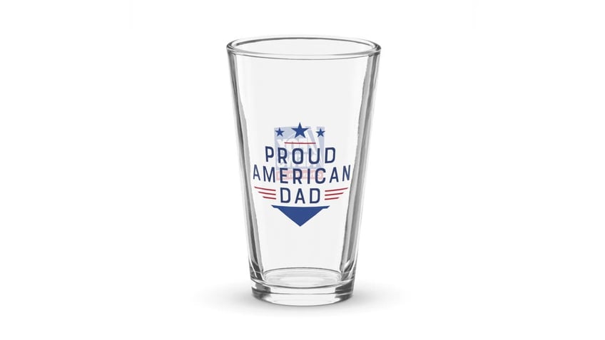 Celebrate your appreciation for the U.S. with a nice cold beer in your new pint glass. 