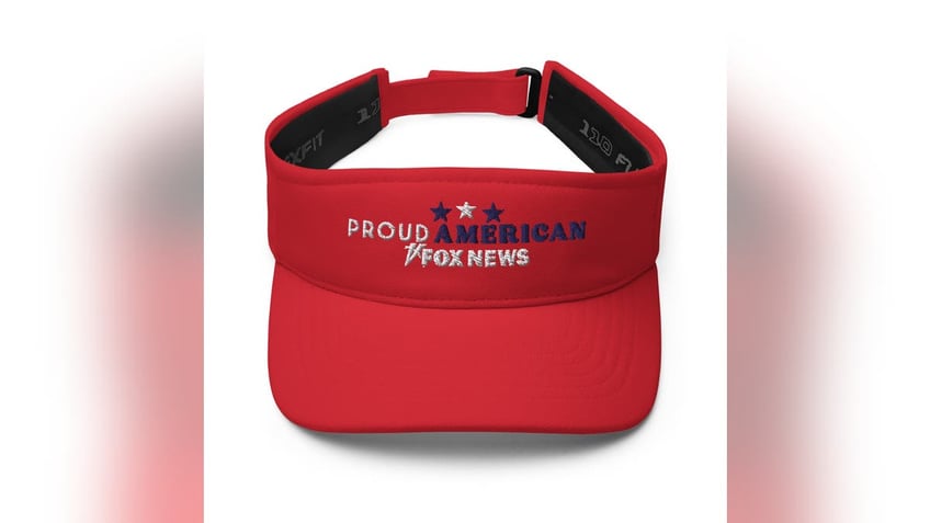 Stay cool with a patriotic visor. 