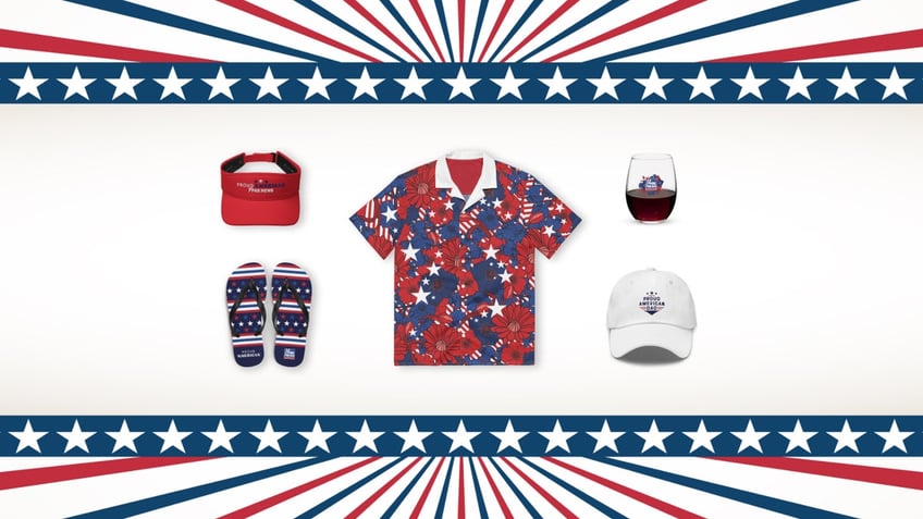 Celebrate Labor Day with some red, white and blue attire. 