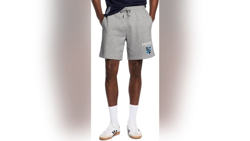 Grab a pair of jogger shorts with Messi on the front.