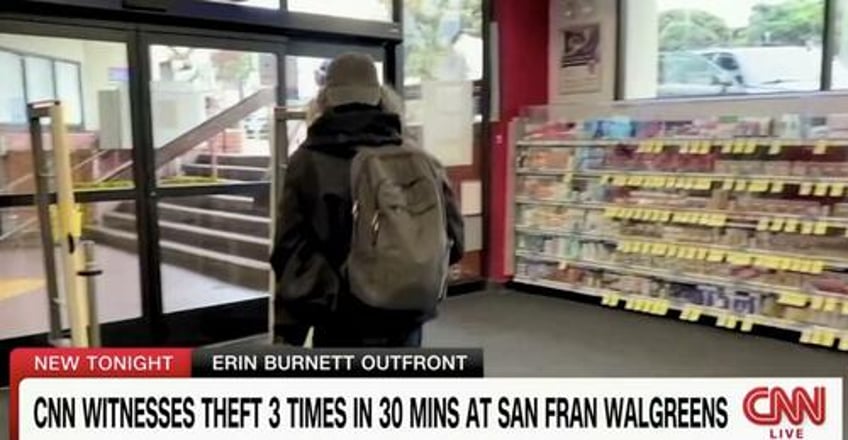 shoplifter strolls past cnn reporter as she profiles rampant san fran crime