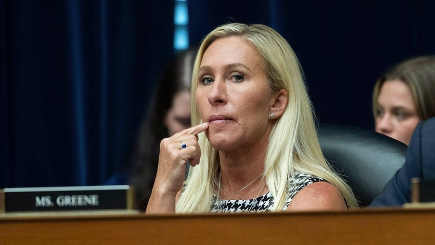 Greene during a committee hearing