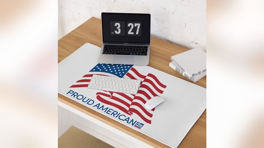 Outfit your work desk with a Proud American mat. 