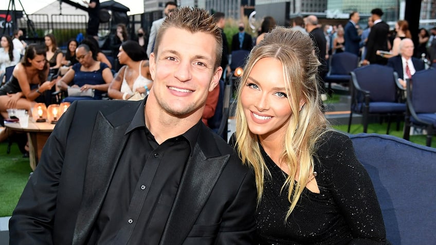 Rob Gronkowski and Camille Kotsek at 2021 ESPYs