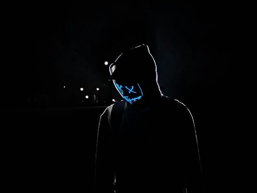 hacker in the dark