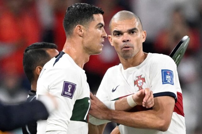 Veterans Cristiano Ronaldo (L) and Pepe are the backbone of the Portuguese squad