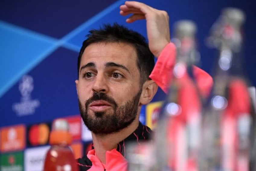 Bernardo Silva speaks to the press on the eve of Manchester City's Champions League match