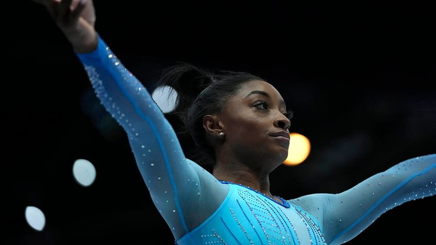 simone biles has 5th skill named after her as she nails yurchenko double pike vault at world championships