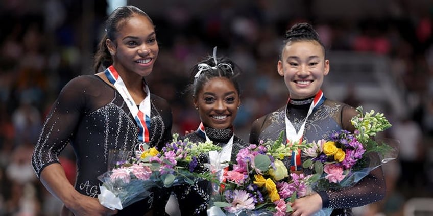 simone biles makes us gymnastics history by winning record 8th all around title