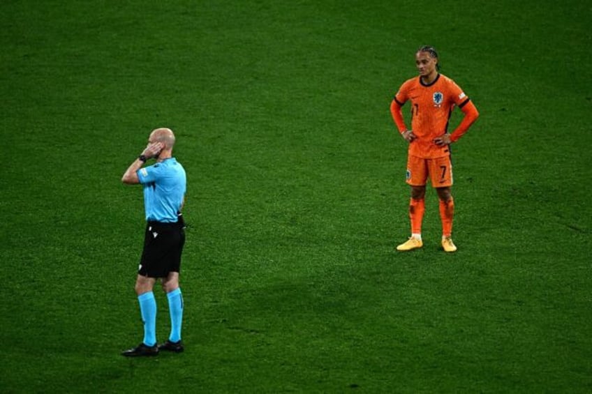 Xavi Simons thought he had scored the winning goal for Netherlands against France