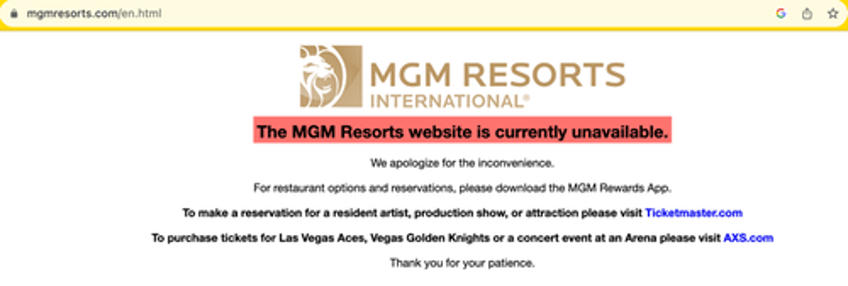 sin city cyber siege mgm resort properties paralyzed in extremely rare attack