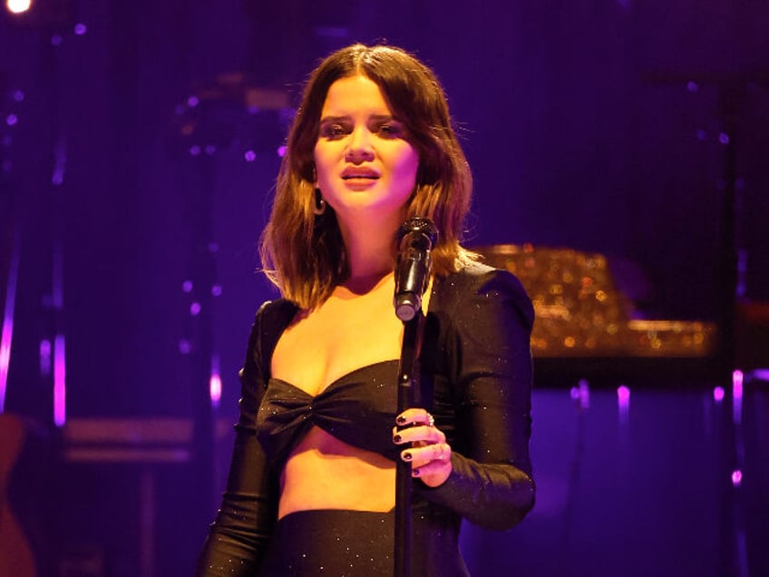 NASHVILLE, TENNESSEE - DECEMBER 02: Maren Morris performs at Bridgestone Arena on December