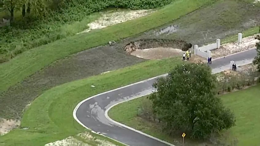 sinkhole 50 feet wide forms in same florida area as 75 foot sinkhole months earlier